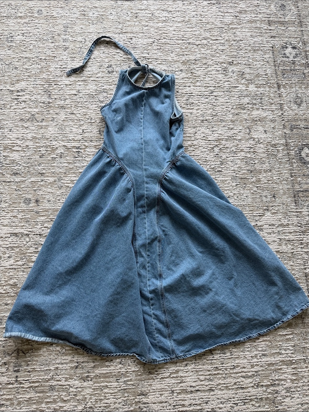 H&M Open-Back Denim Dress